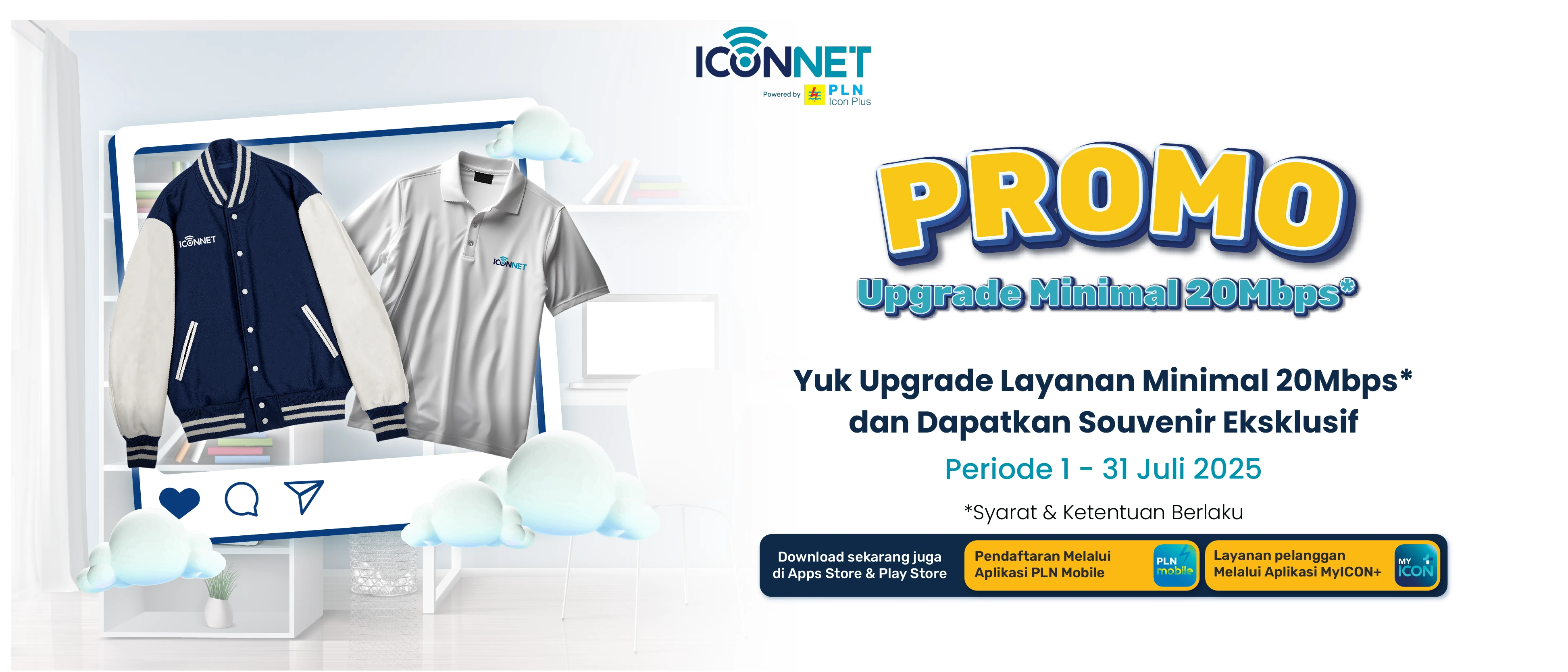 Paket Internet ICONNET WiFi PLN Semarang Yogyakarta Cepat Stabil