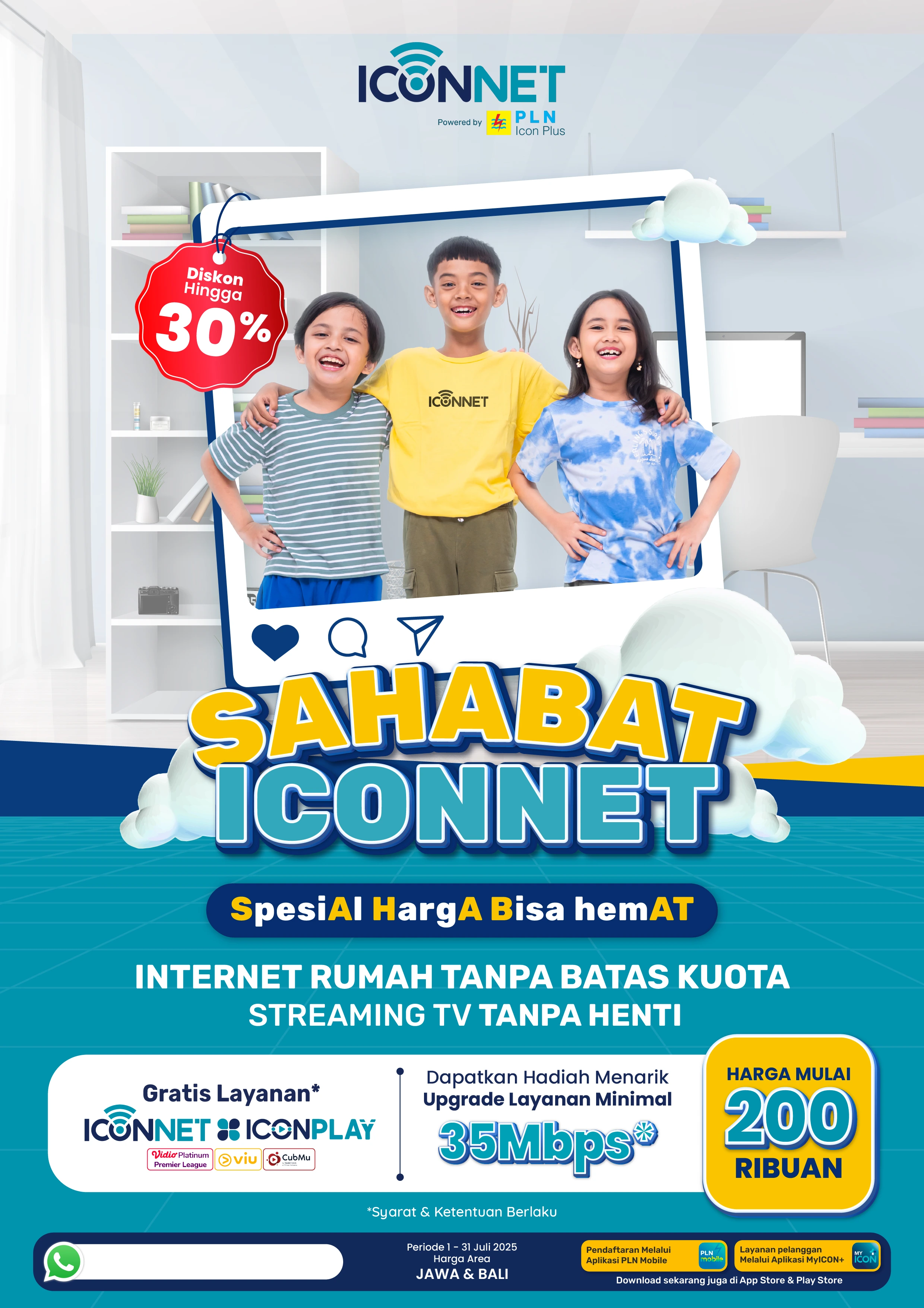 Promo ICONNET WiFi PLN Semarang Yogyakarta