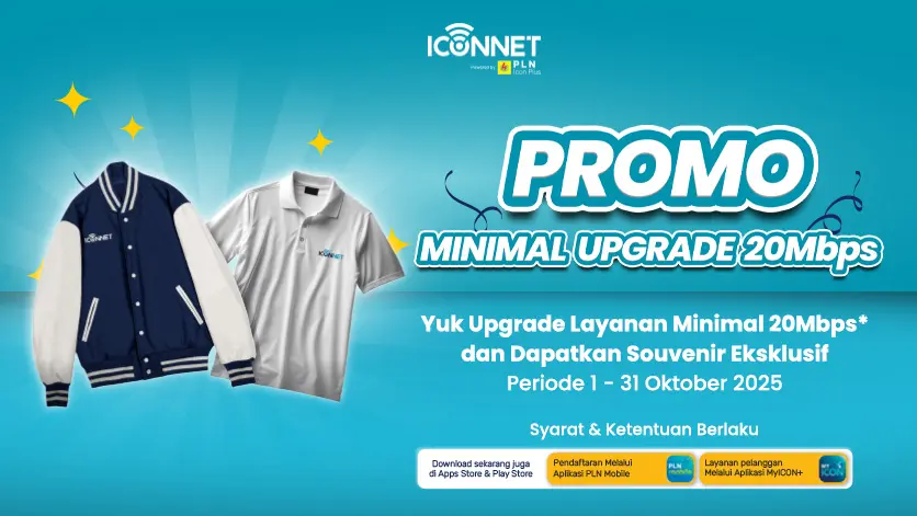 Promo ICONNET WiFi PLN Jawa Tengah DIY Unlimited Murah